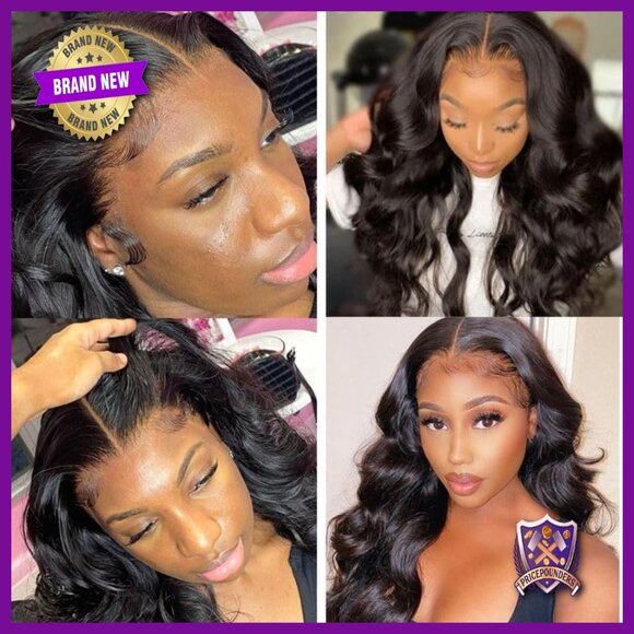 13x6 HD Lace Frontal Body Wave Human Hair Extension 12 Inch Pre-Plucked main image 4